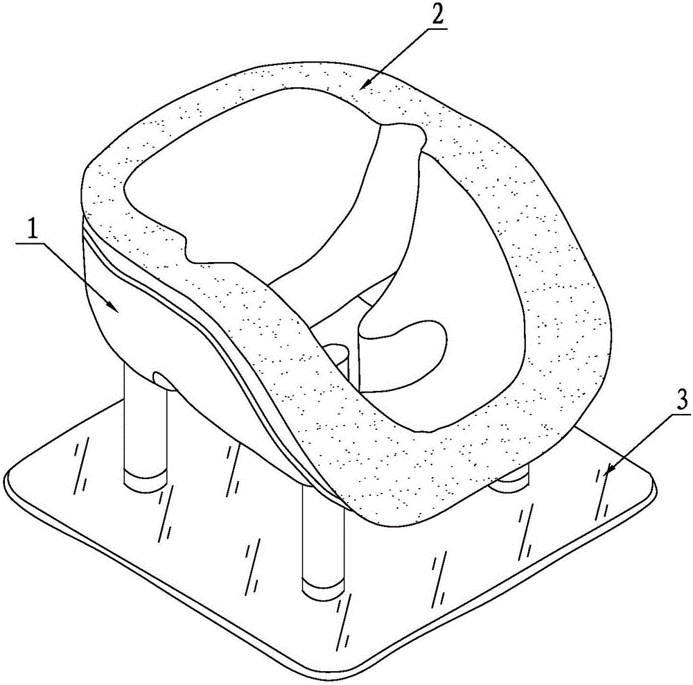 Head protecting frame used for prone position operations and capable of preventing pressure ulcers