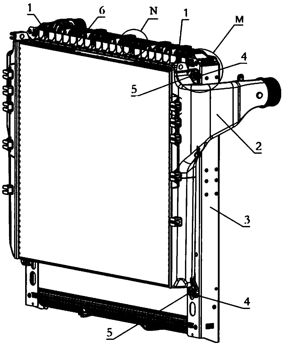 Cooling module assembly and vehicle