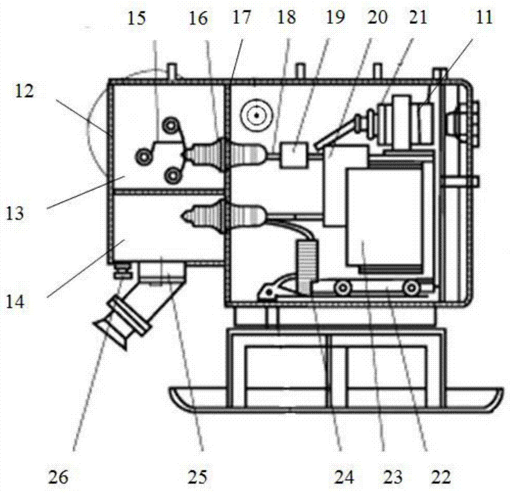 Mining flameproof permanent-magnet type high-voltage vacuum distribution device