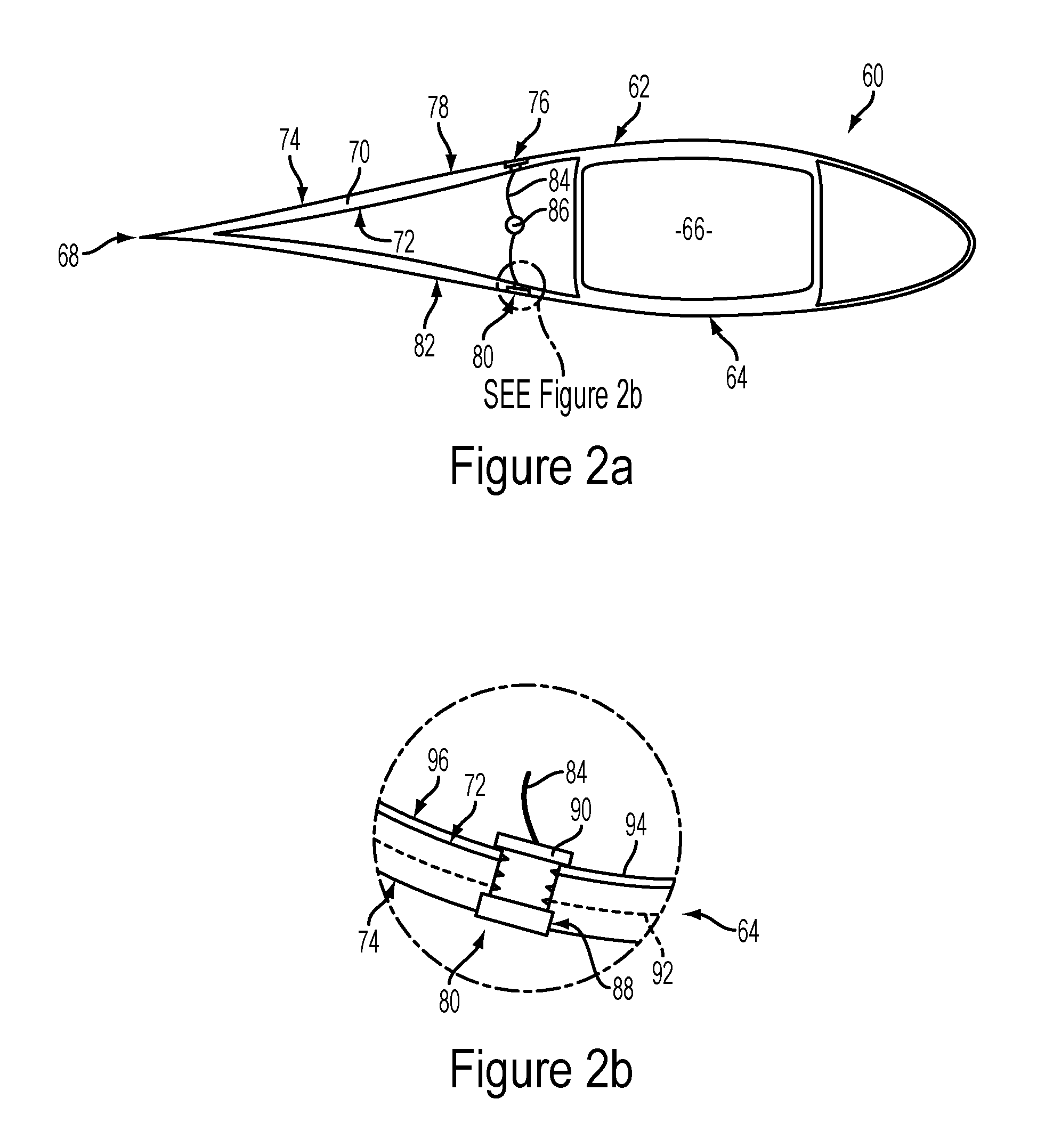 Radar absorbing material compatible with lightning protection systems