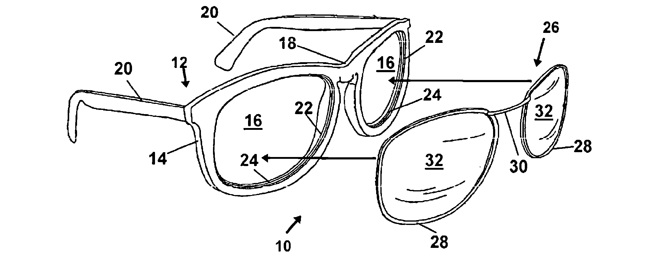 Interchangeable Eyewear Lenses and Component