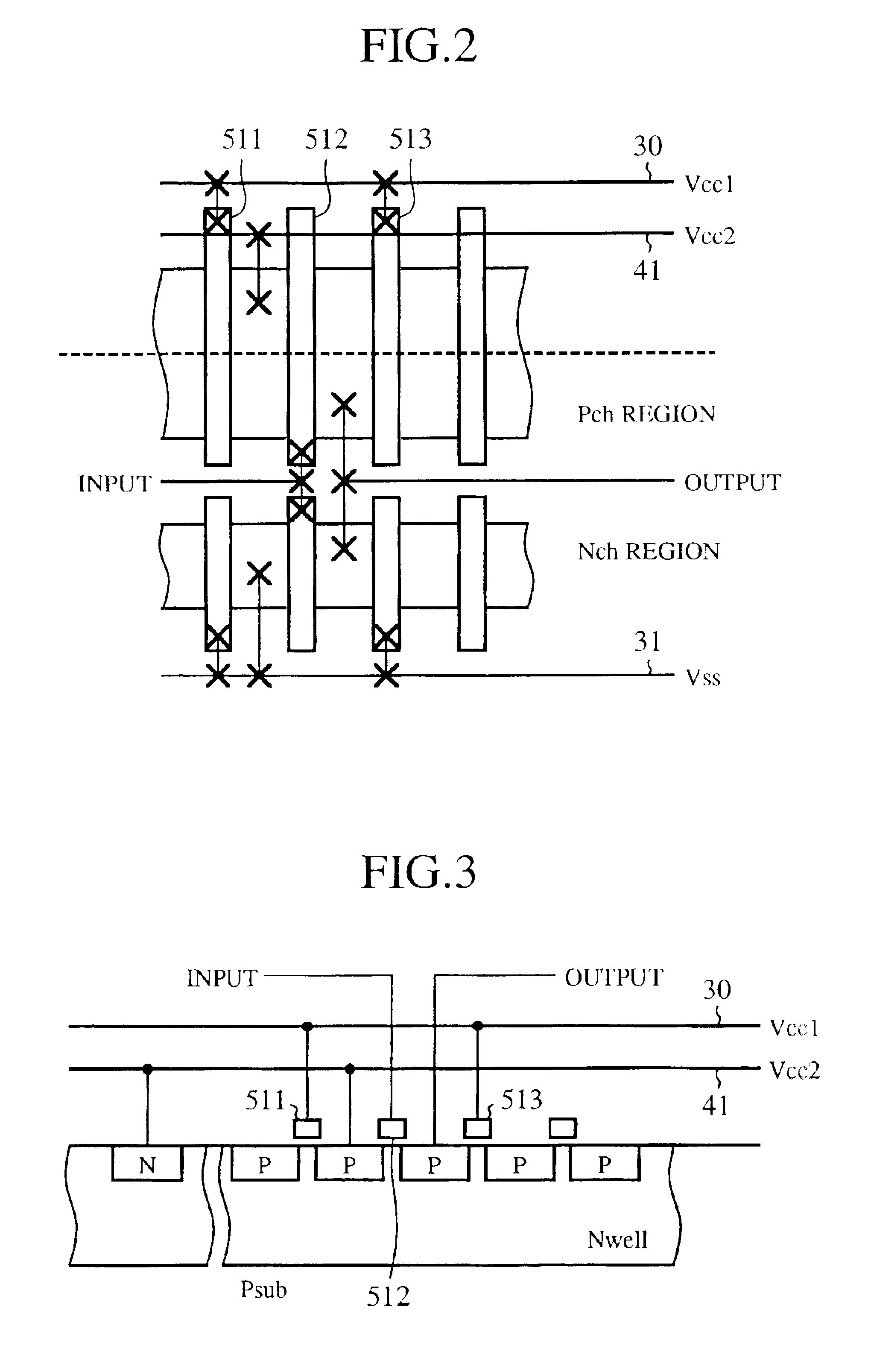 Semiconductor integrated circuit with stabilizing capacity