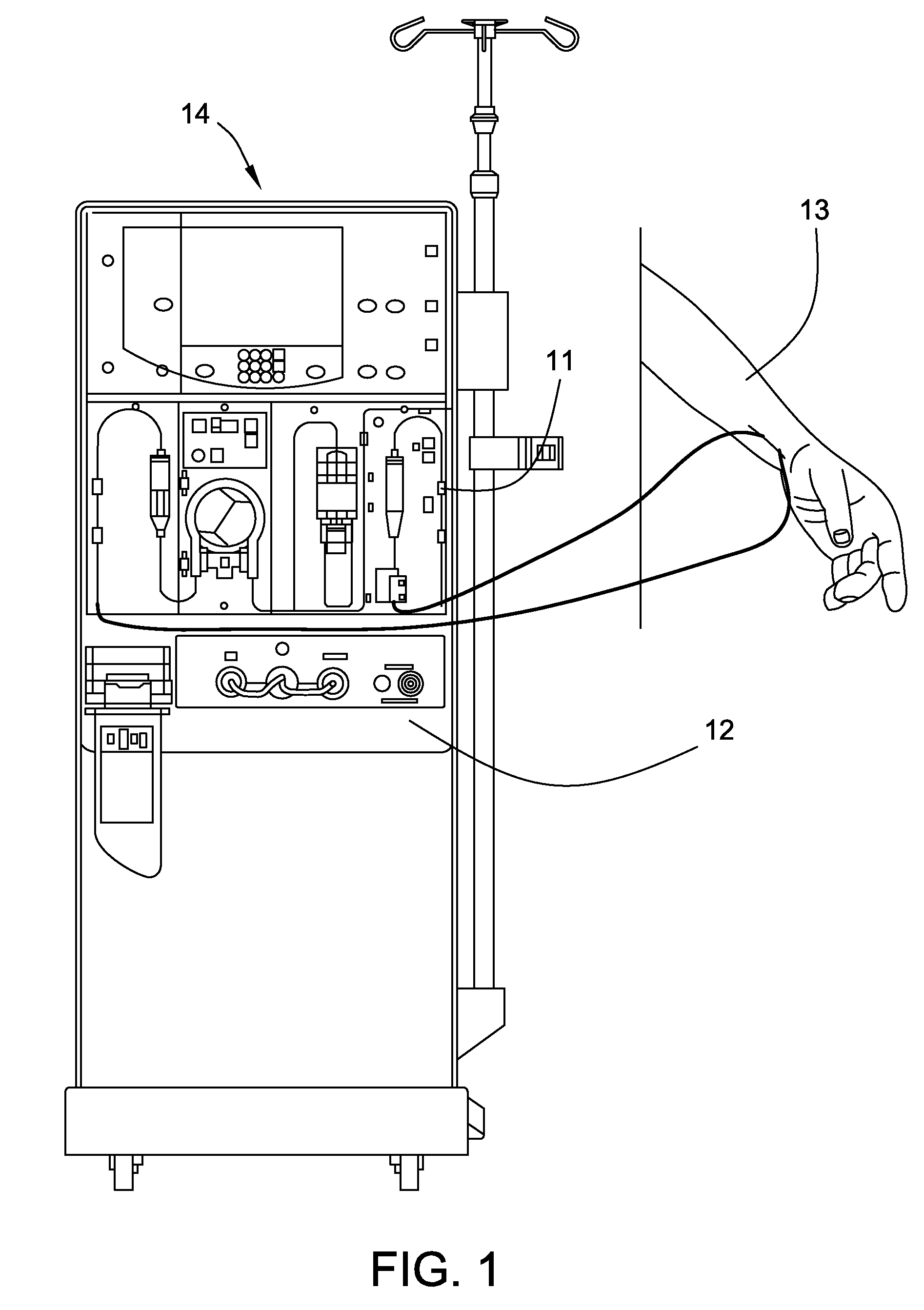Method for removing gases from a container having a powdered concentrate for use in hemodialysis