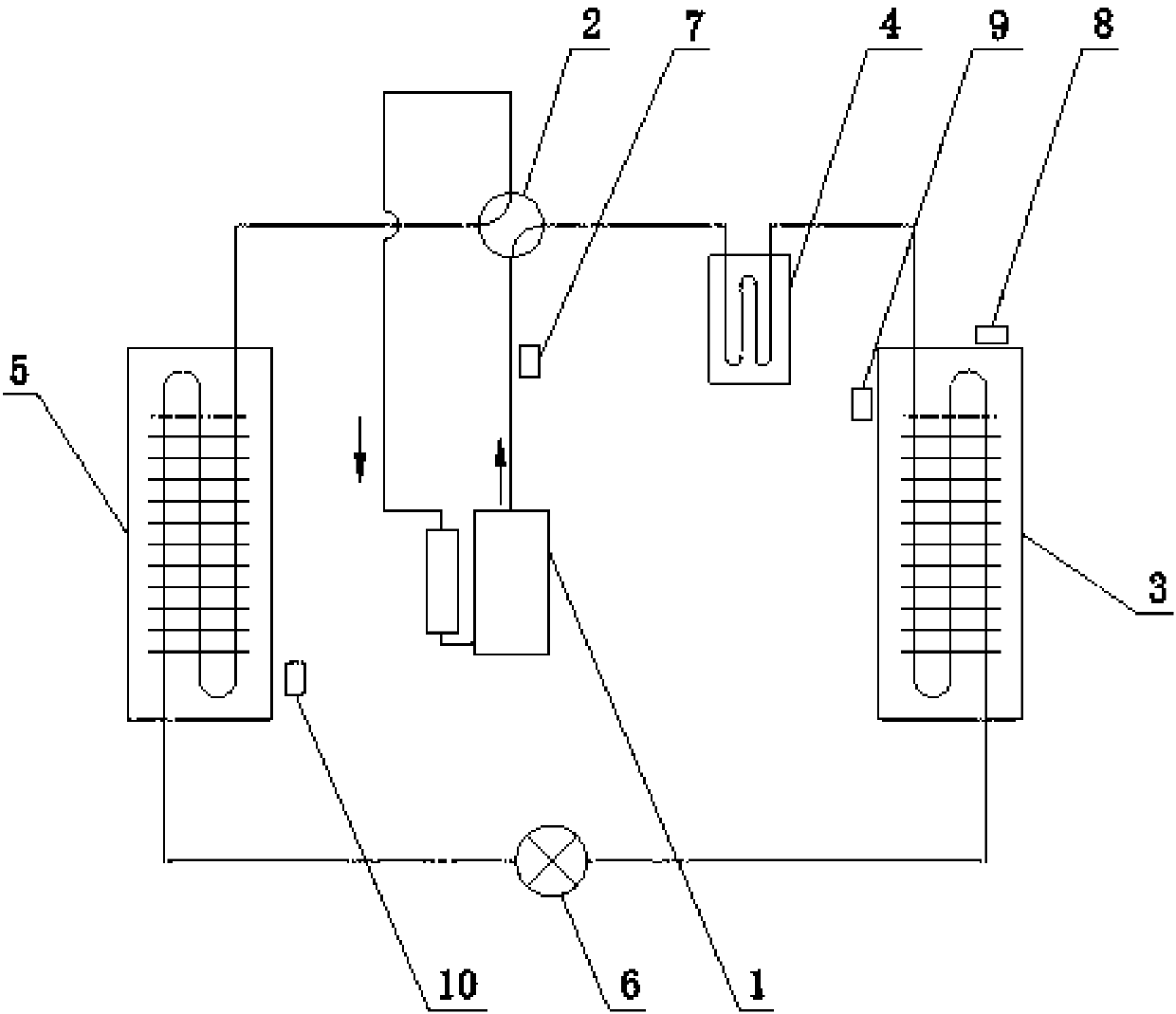 Control method for air conditioner in multimedia classroom