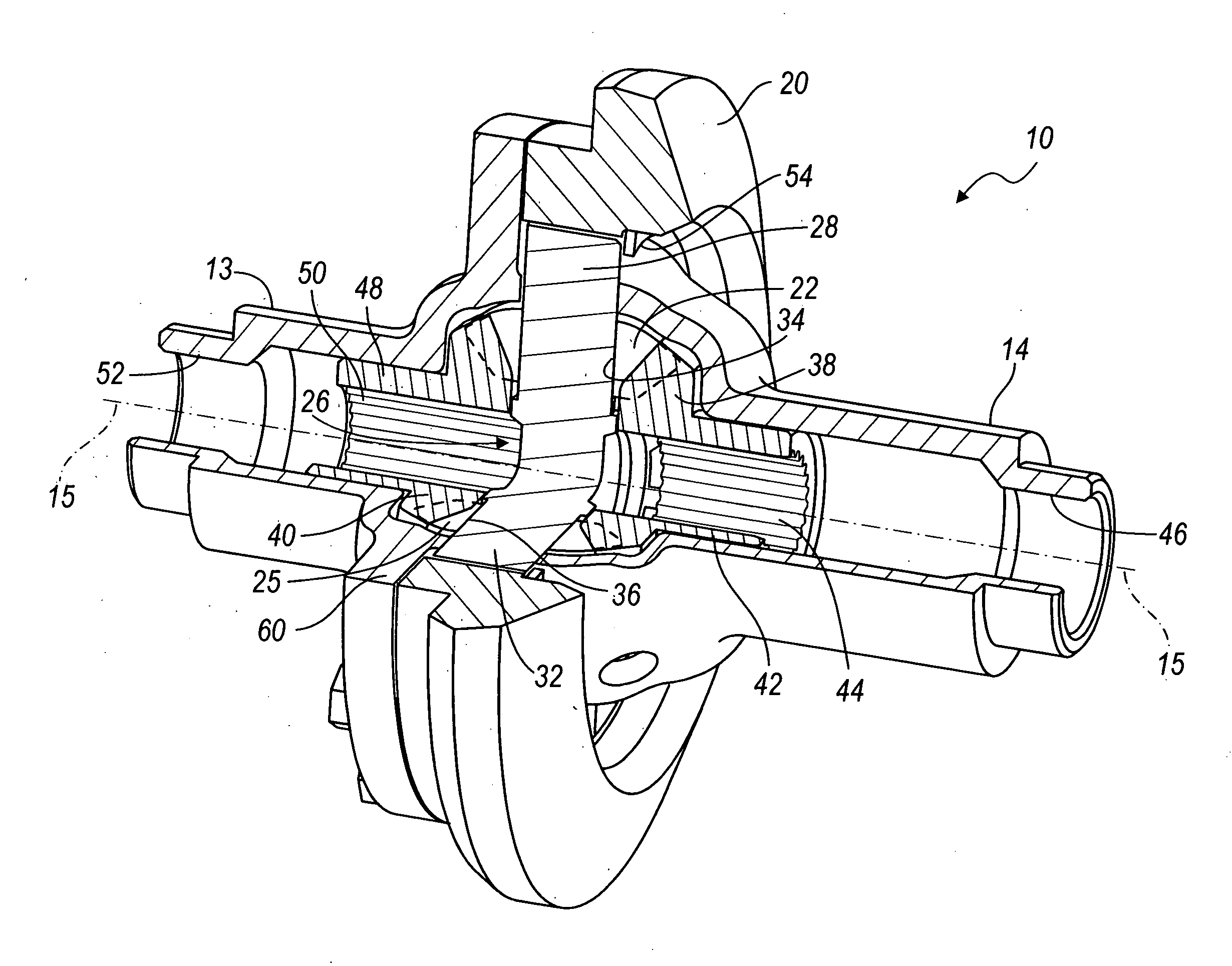 Differential mechanism assembly