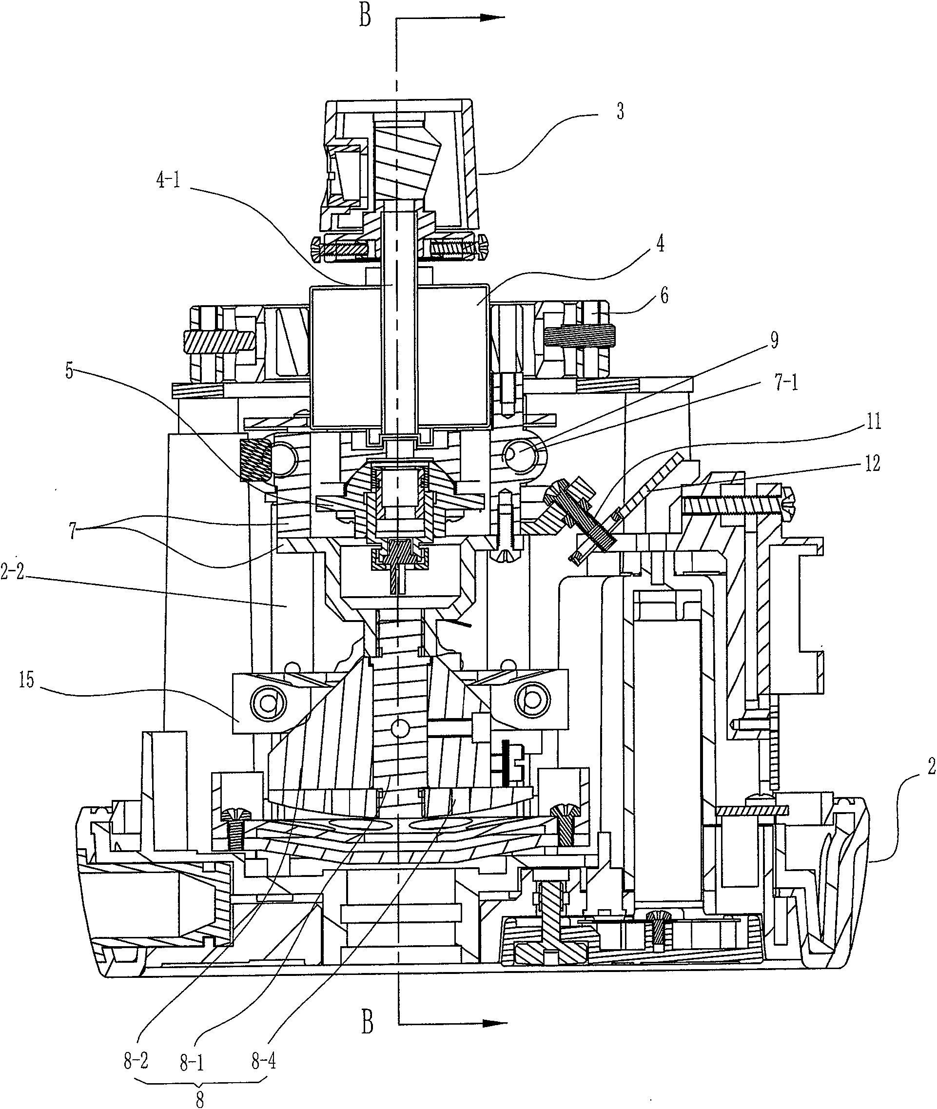 Self-balancing rotary laser