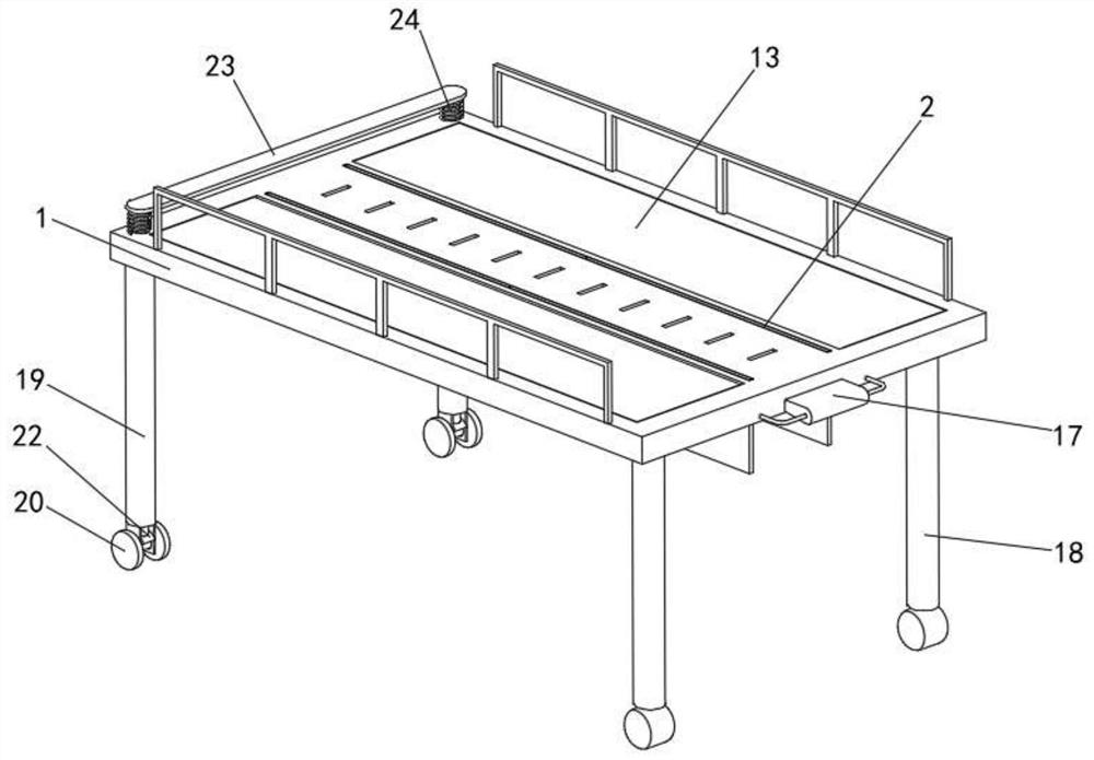 Turning-over auxiliary device for surgical postoperative nursing