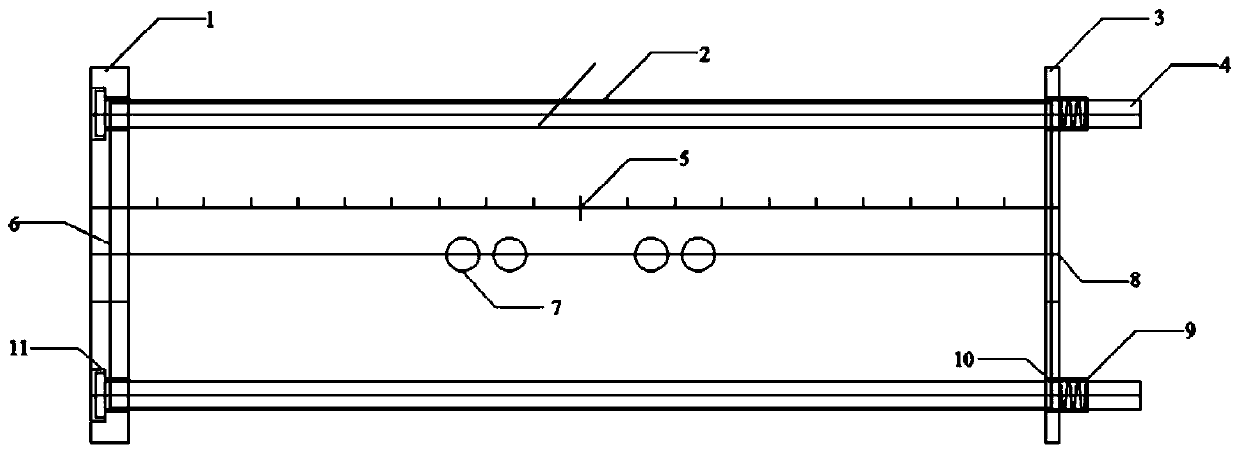 Rock complex resistivity signal measurement device, structure and method