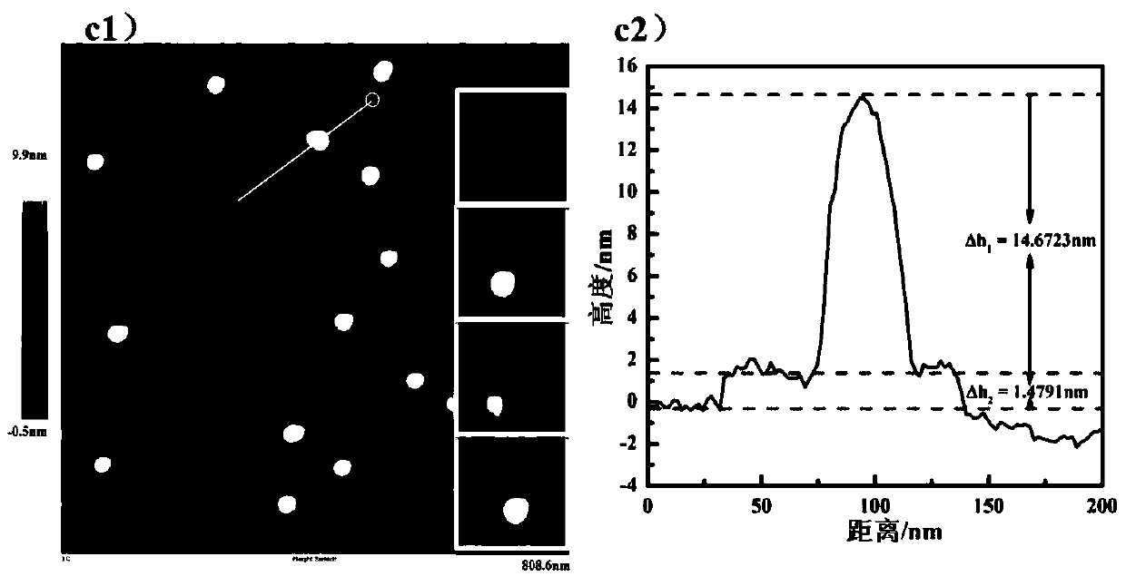 Aptamer-modified dna origami nanostructure-nanogold biosensor and its preparation method and application