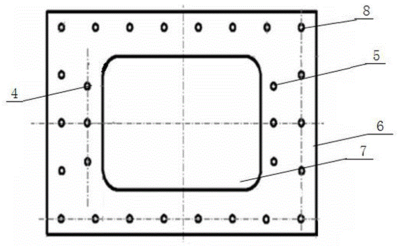 Visual sand blasting model used for oil displacement experiment and manufacturing method thereof