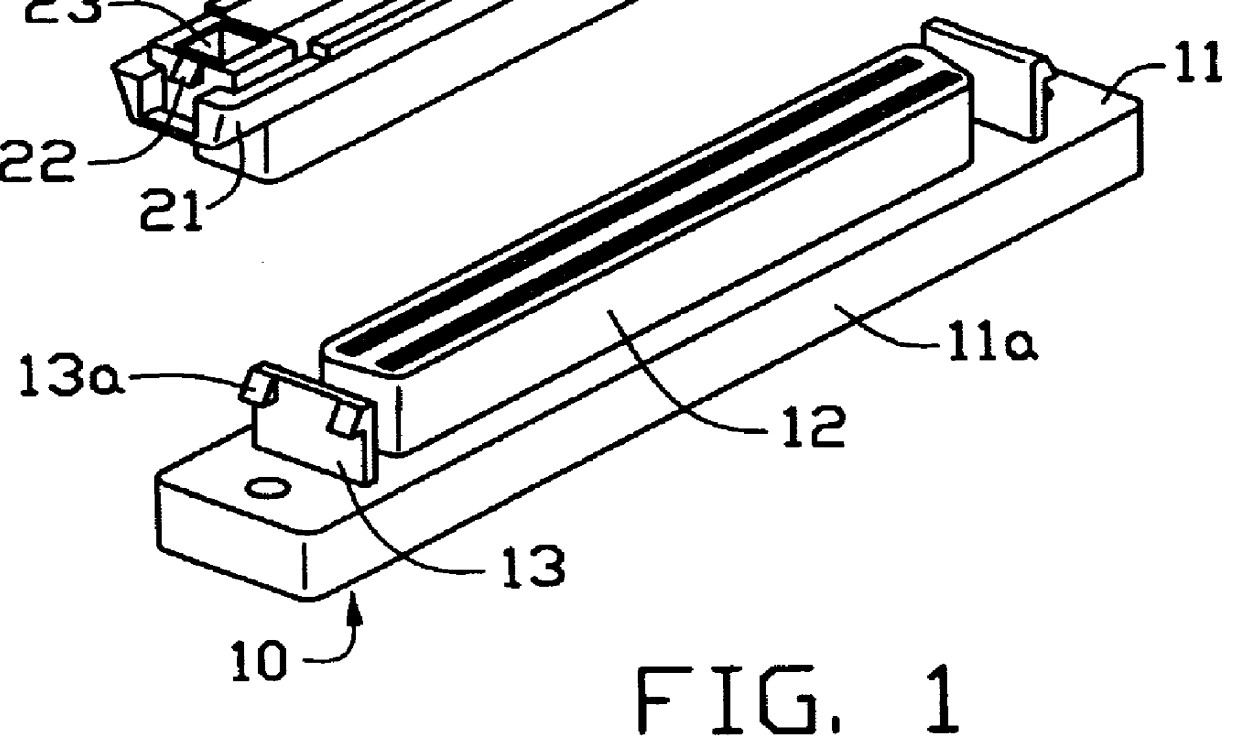 Electrical connector assembly having protection partition