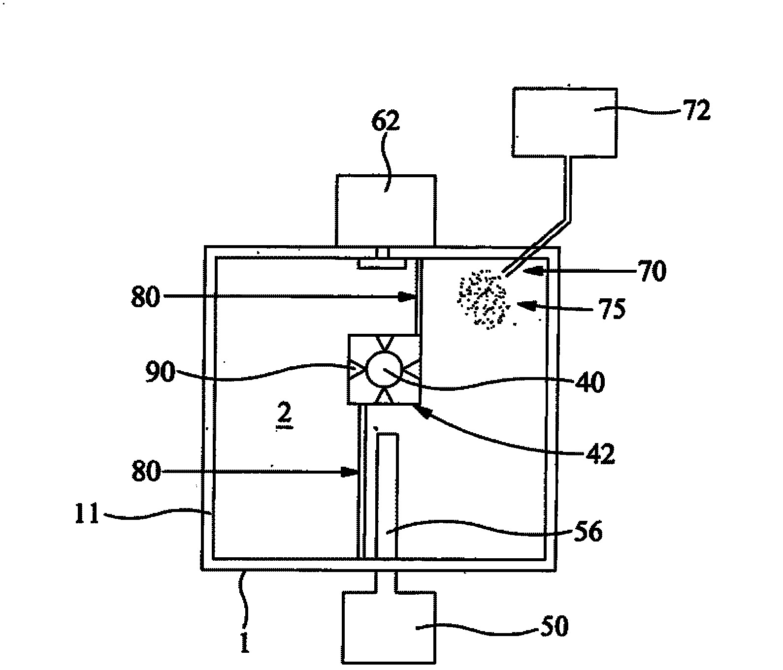 Improved air decontamination device and method