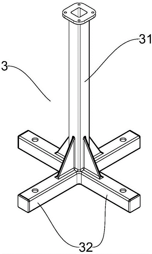 Fog collection device provided with ground anchors