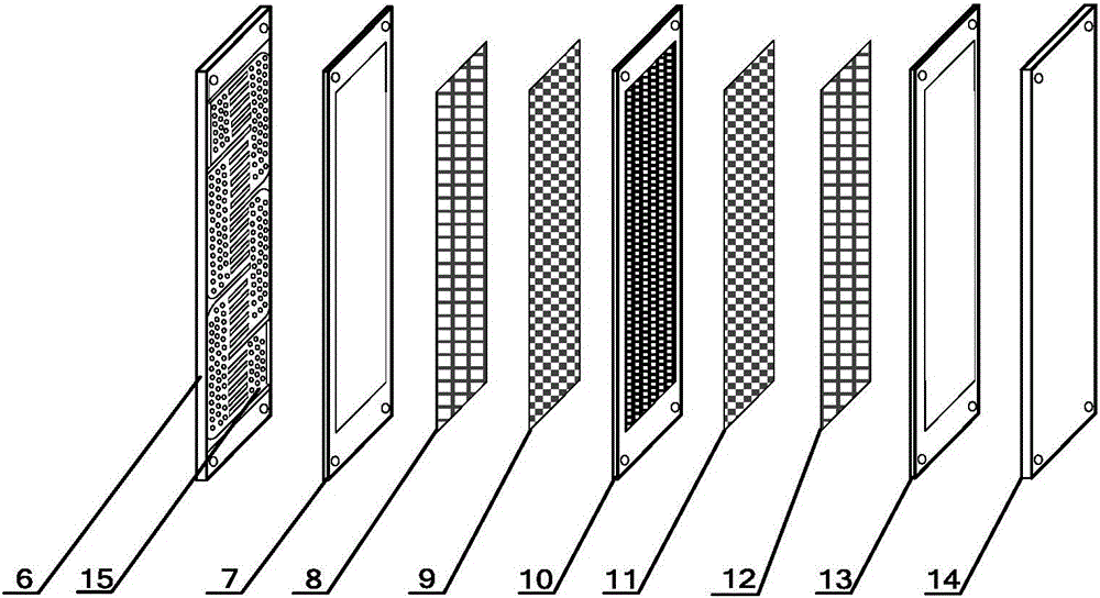 SPE electrolytic cell module with composite flow field and method therewith for producing hydrogen by electrolyzing water