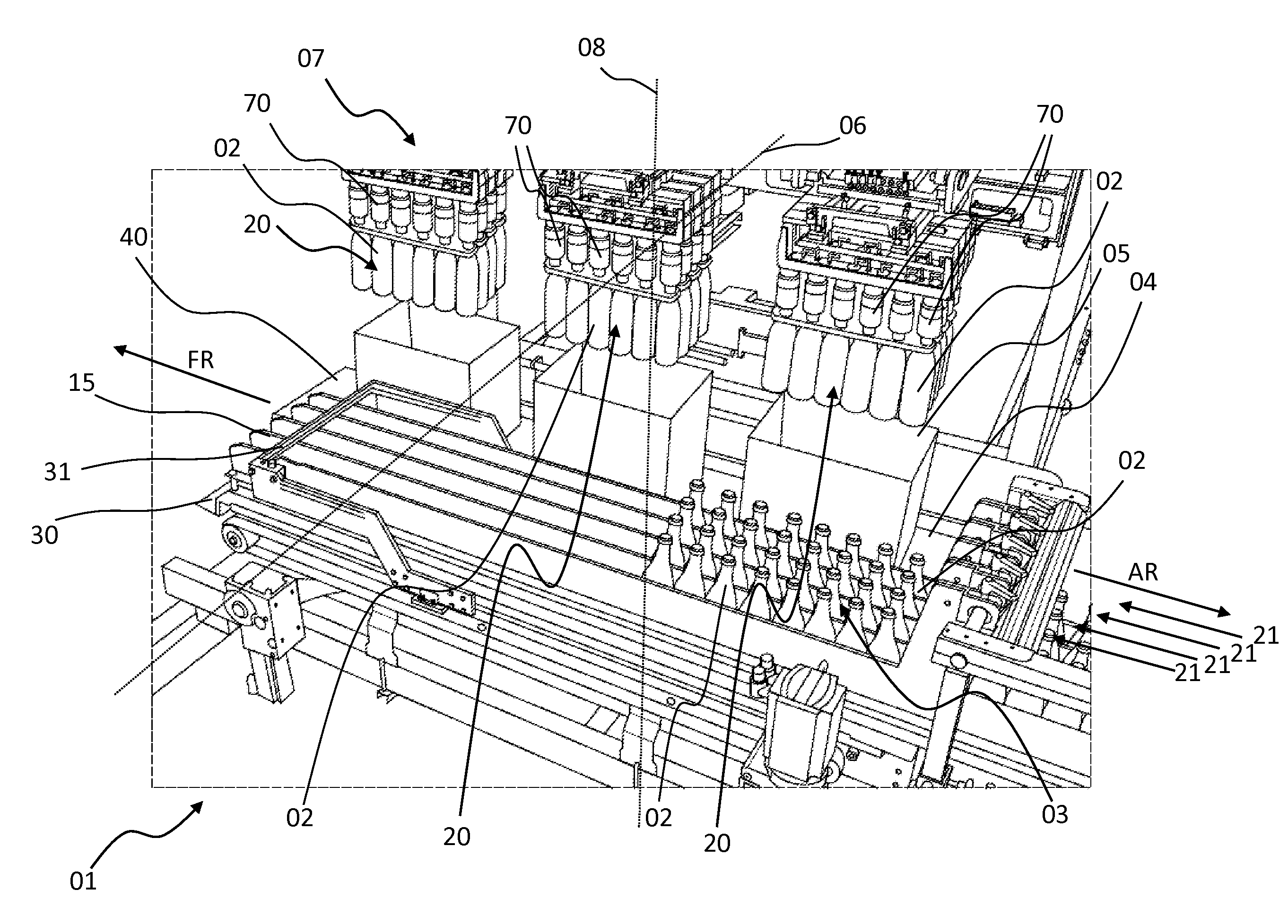 Apparatus and method for handling articles