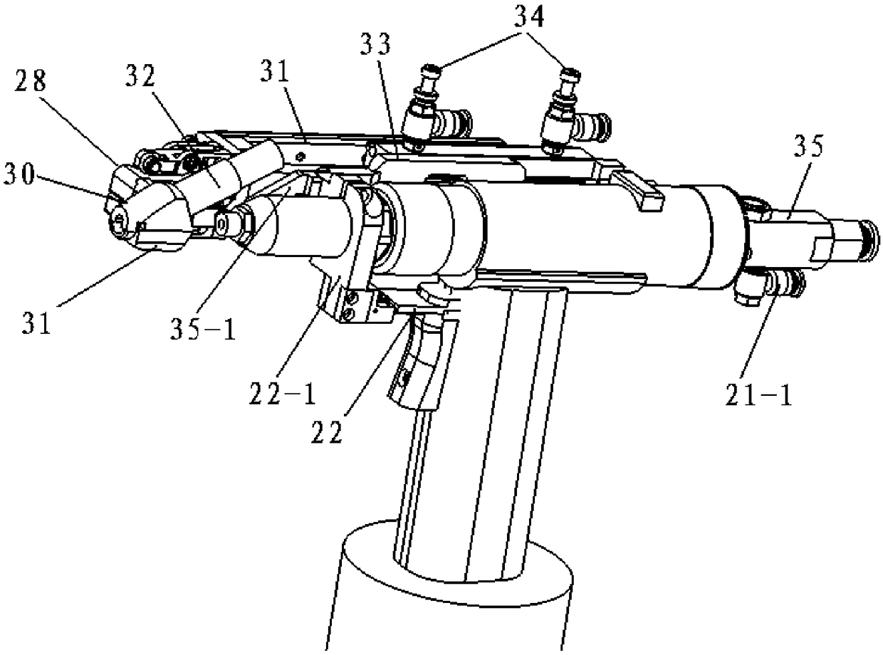 Gun head of full-automatic riveter