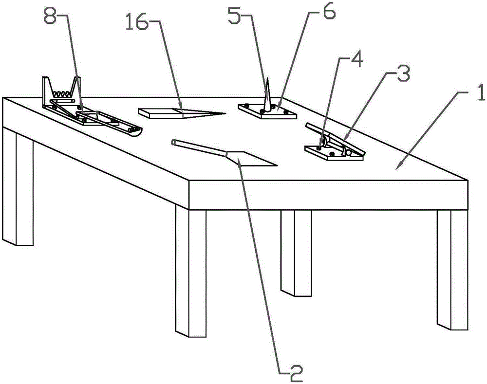 Mink peeling working table