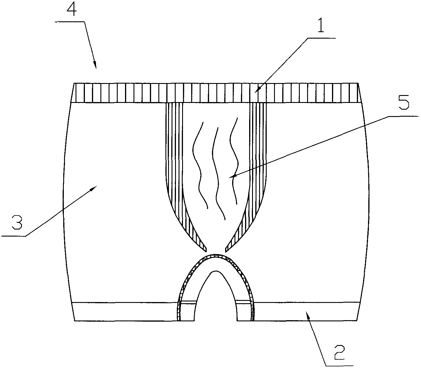 Seamless boxer shorts and making method thereof