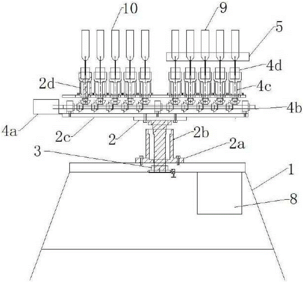 Quartz glass shell automatic flame polishing device