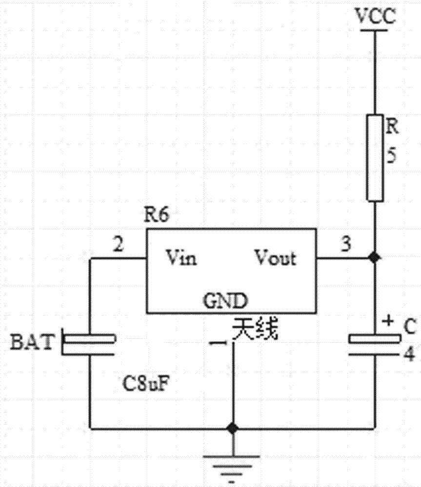 Small electronic tag of electric power communication circuit board