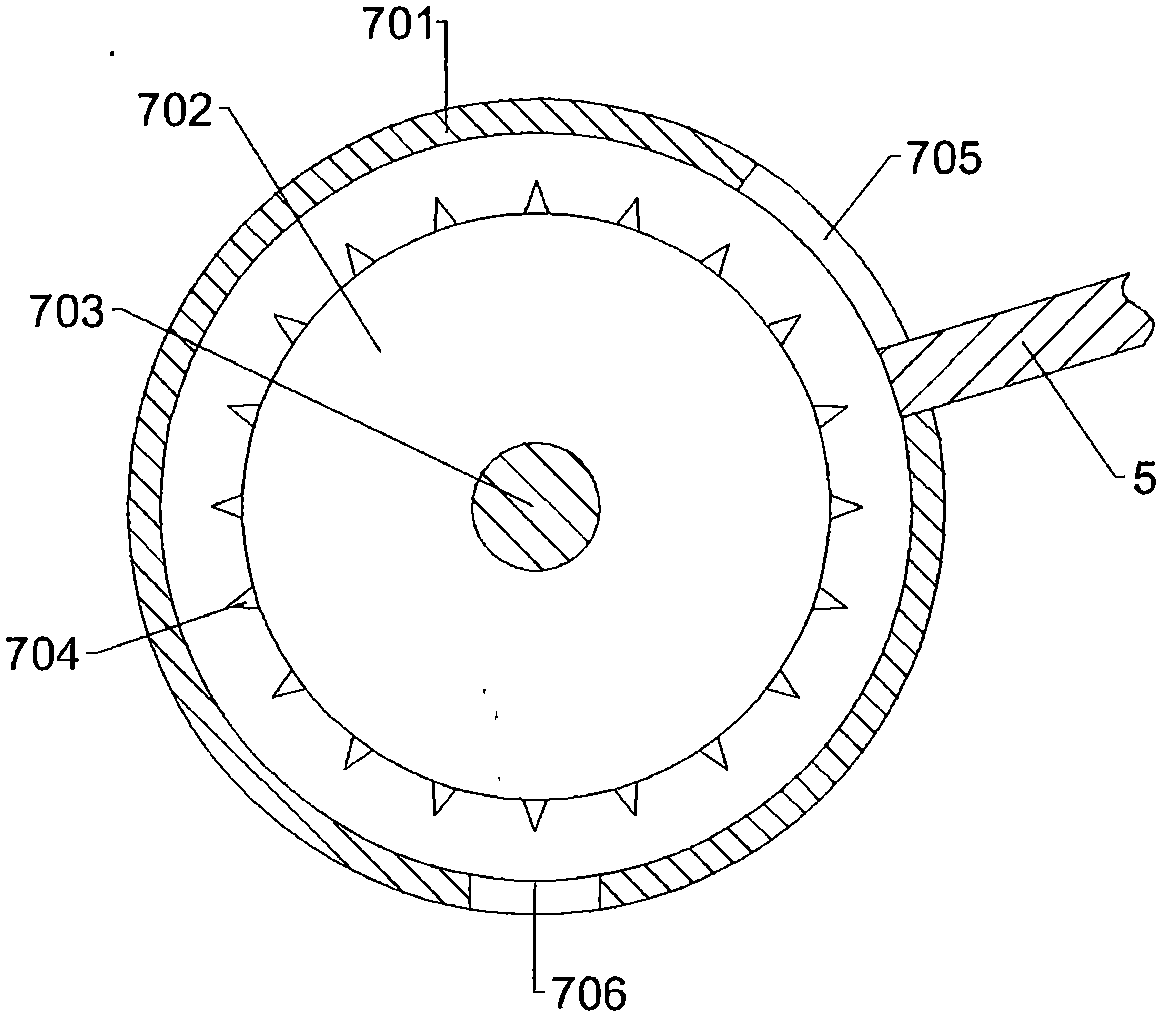 Complete peeling and separation device with opening function for lotus seeds