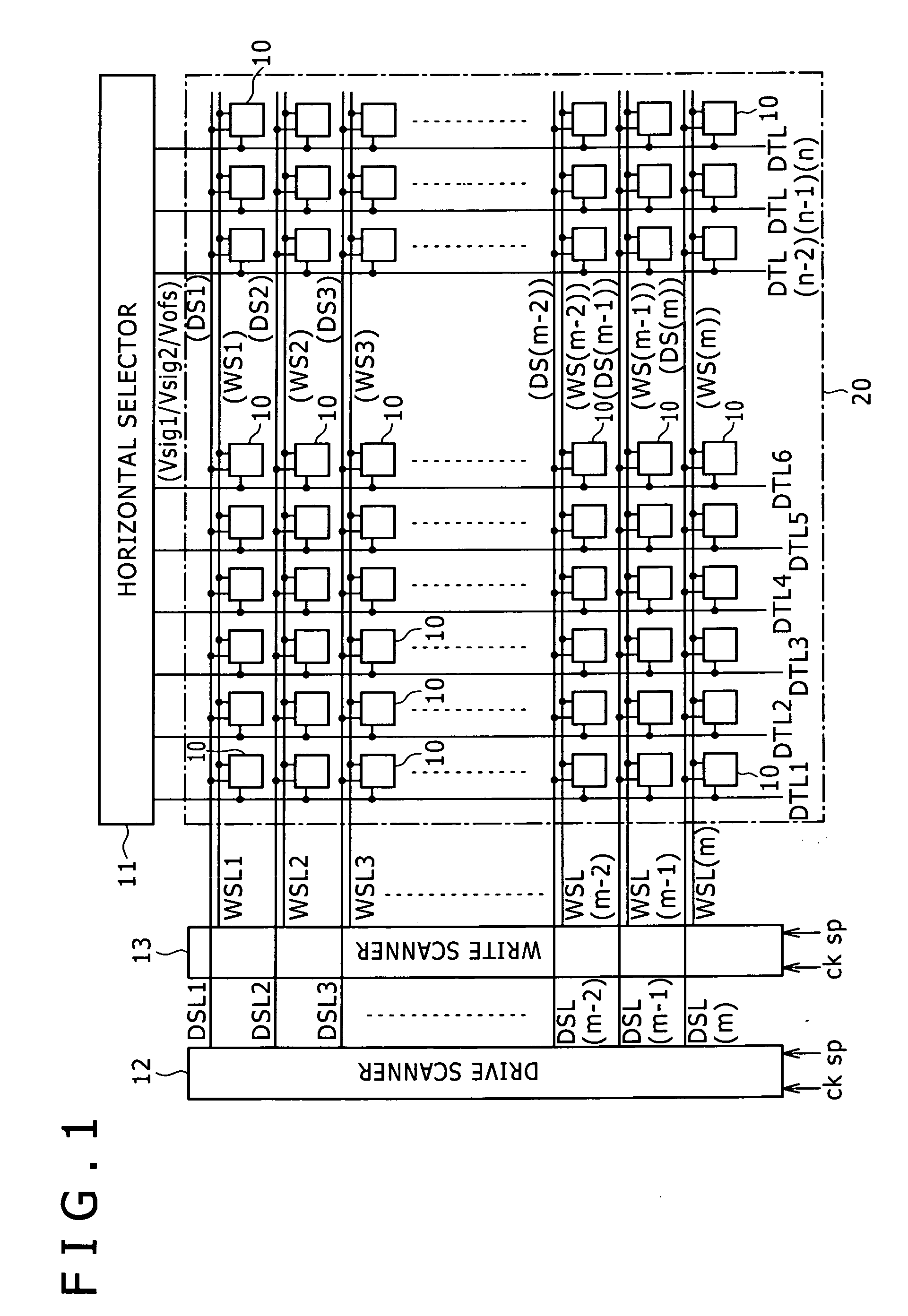 Display device and display driving method therefor