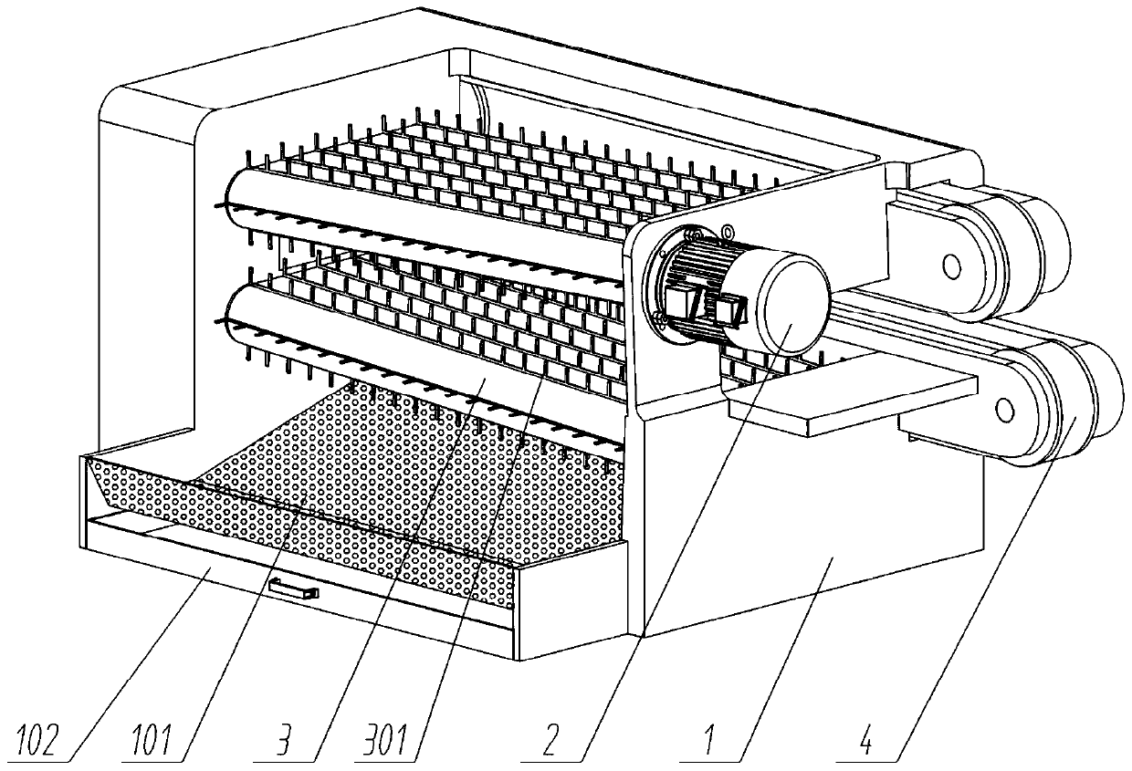 Amomum tsao-ko picking device for traditional Chinese medicine production