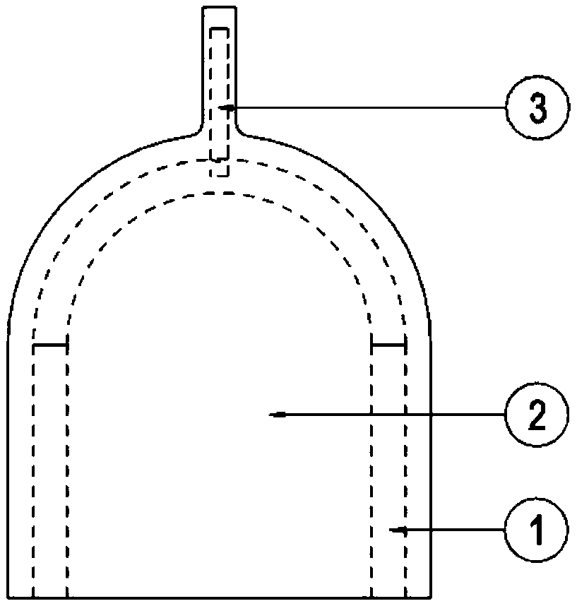 Composite high-thermal-conductivity metal 3D printing method