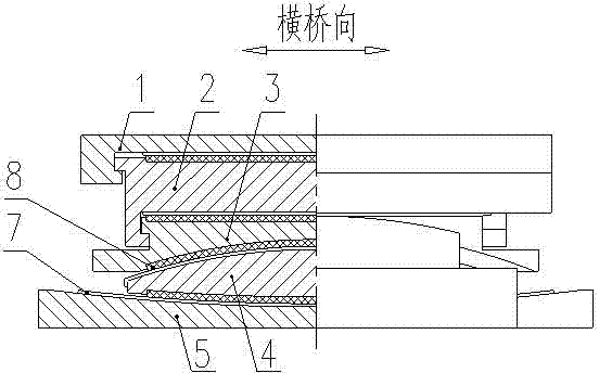 A frictional pendulum shock-absorbing and isolating bearing with functions of resisting tension and restraining torsion