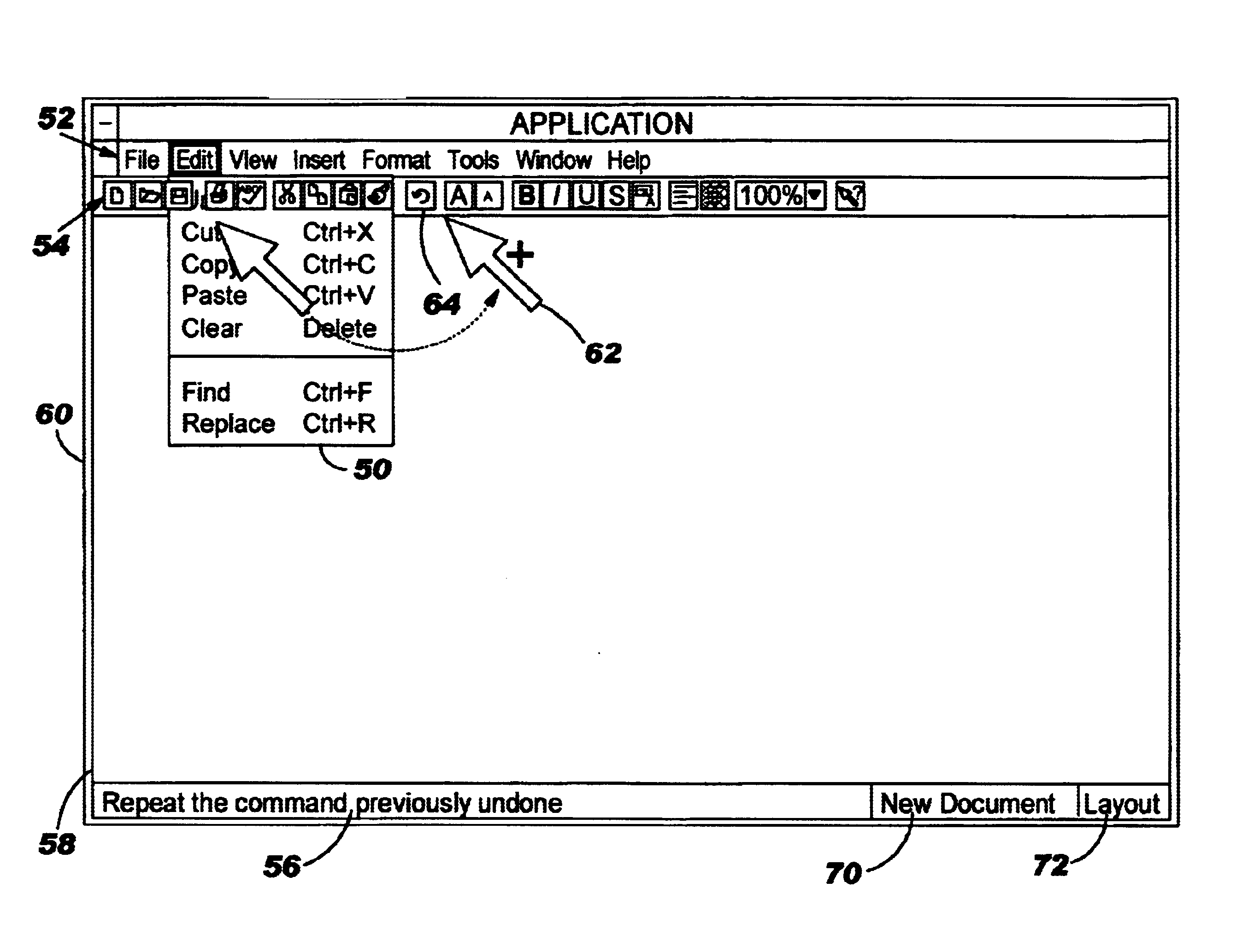 Flexible mouse-driven method of user interface