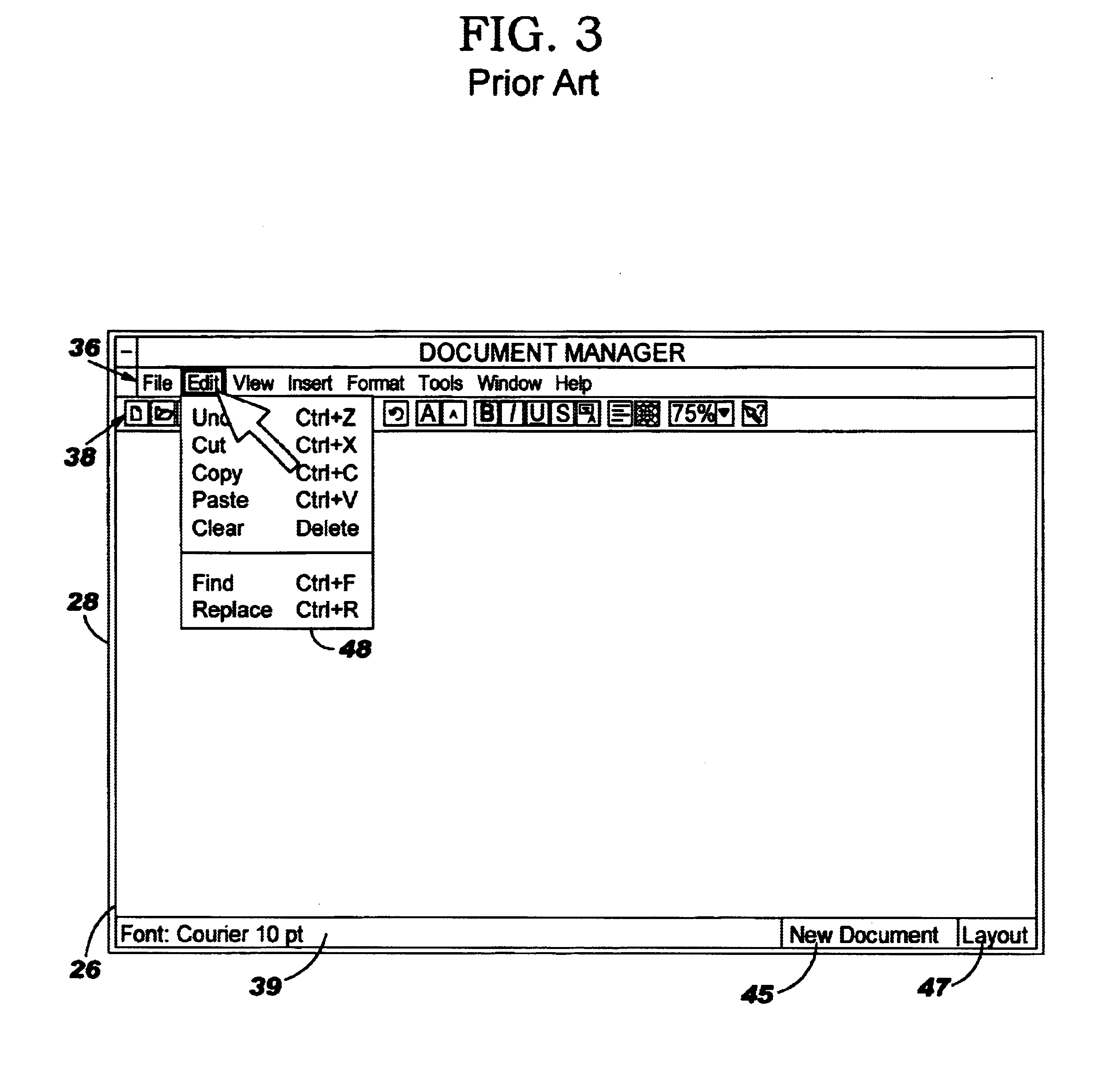 Flexible mouse-driven method of user interface