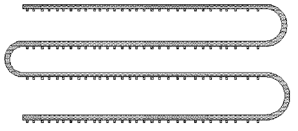 Boiler system with U-shaped flue and boiler water charging system