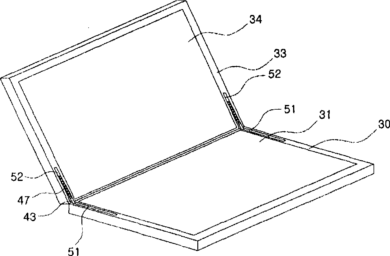 Control method for double-display notebook computer