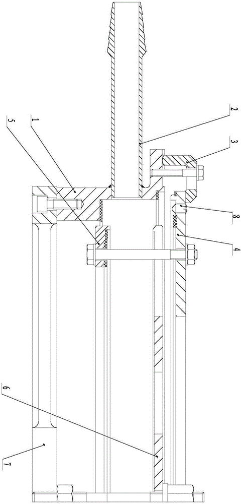 Double-channel flow test switching device