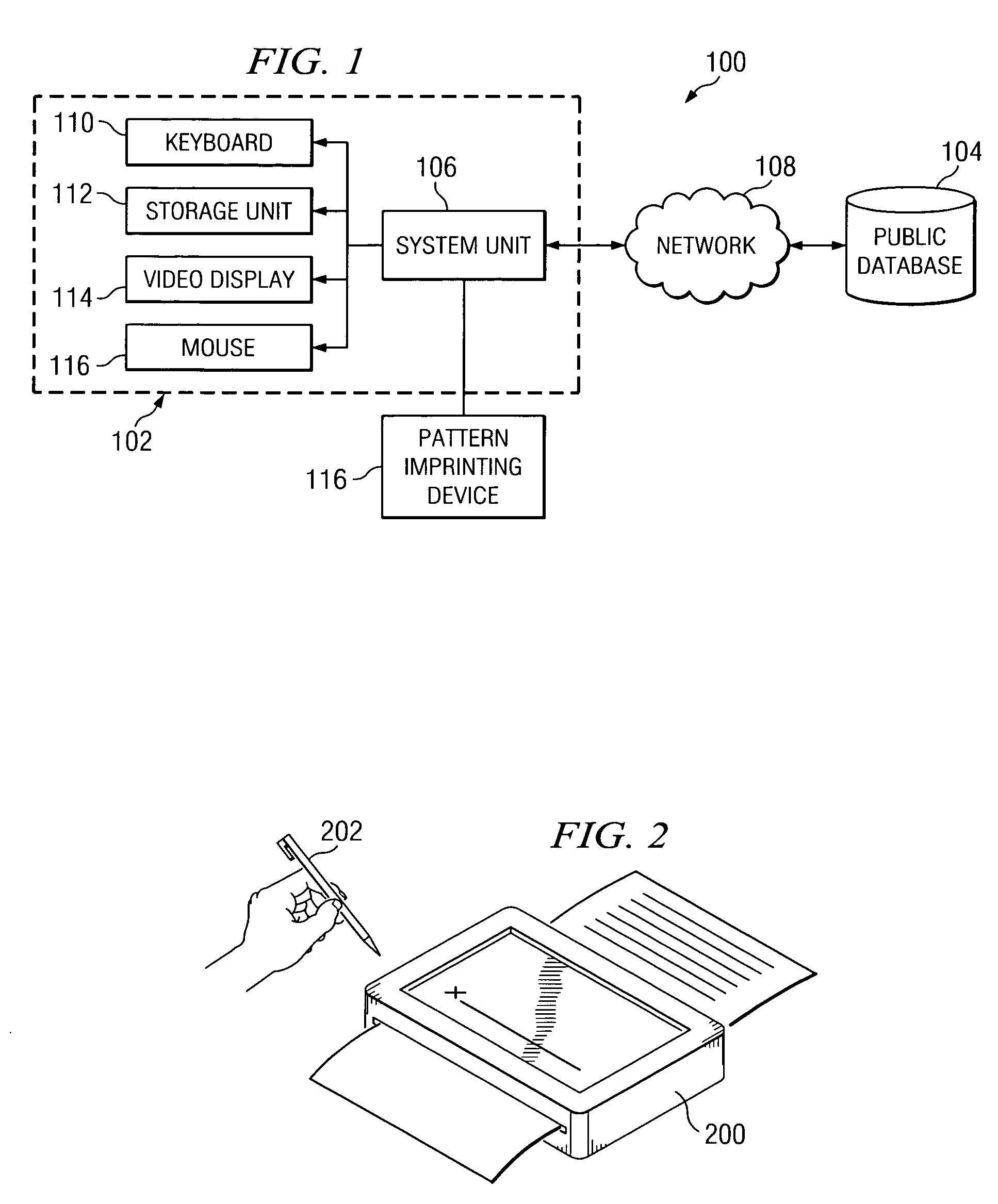 Mechanism for storing authenticity information about a written or printed document