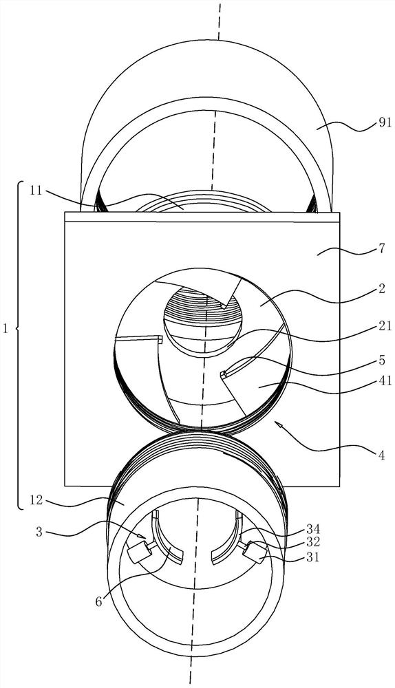 A gas chromatography device