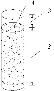 Method for obtaining stress-strain curve of filling body test block through common press