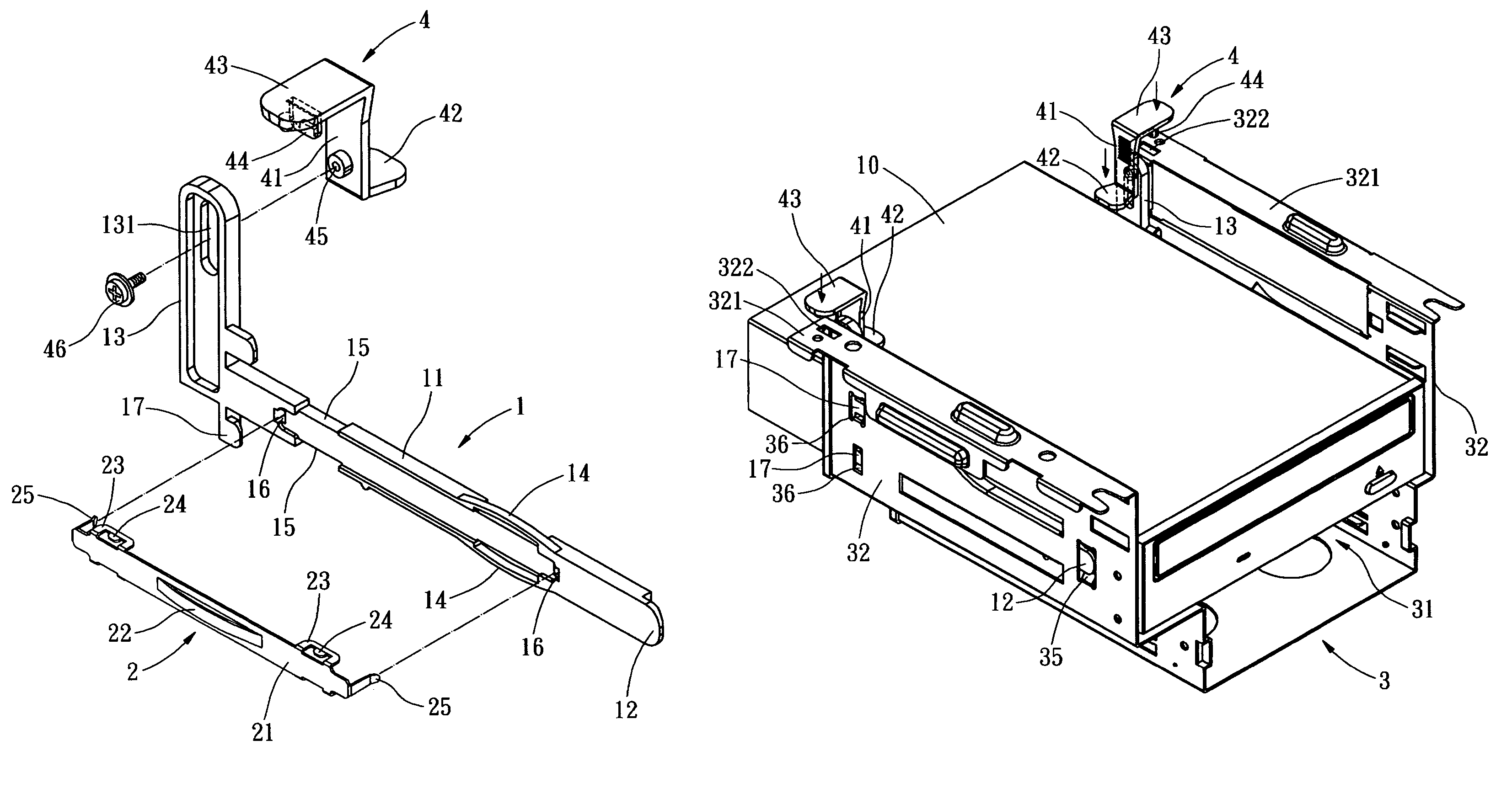 Clip-on hanger for electrical data storage and retrieval device