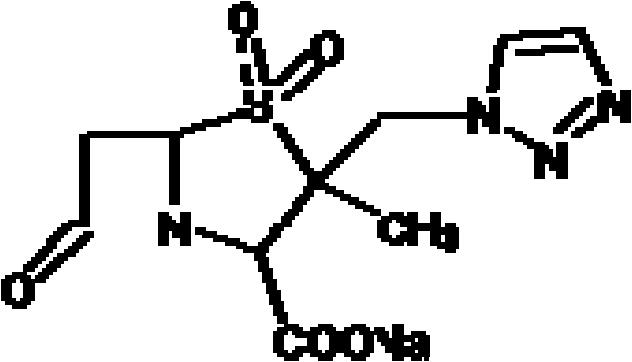 Injection powder and injection preparation of cefoperazone sodium-tazobactam combination