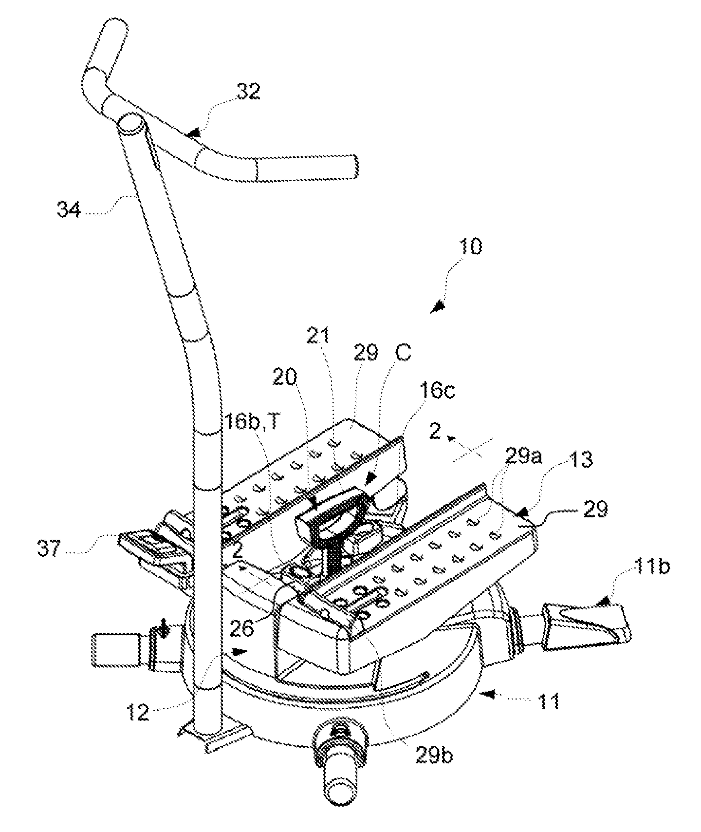Exercising Device with Combined Stepping and Twisting Functions