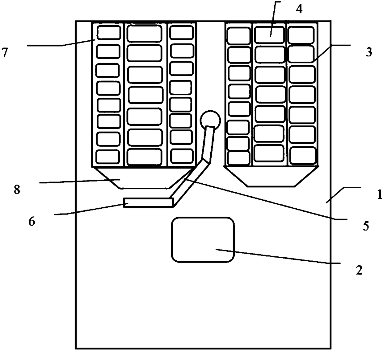 Reservation and vending system and method of use of unattended self-service fast food