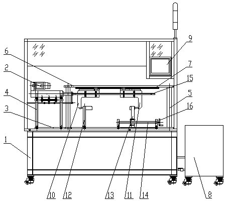 Gear rack type power steering gear automatic oil extraction device