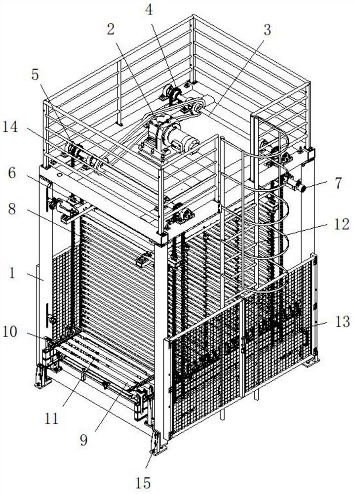 Equipment for automatically caching plates