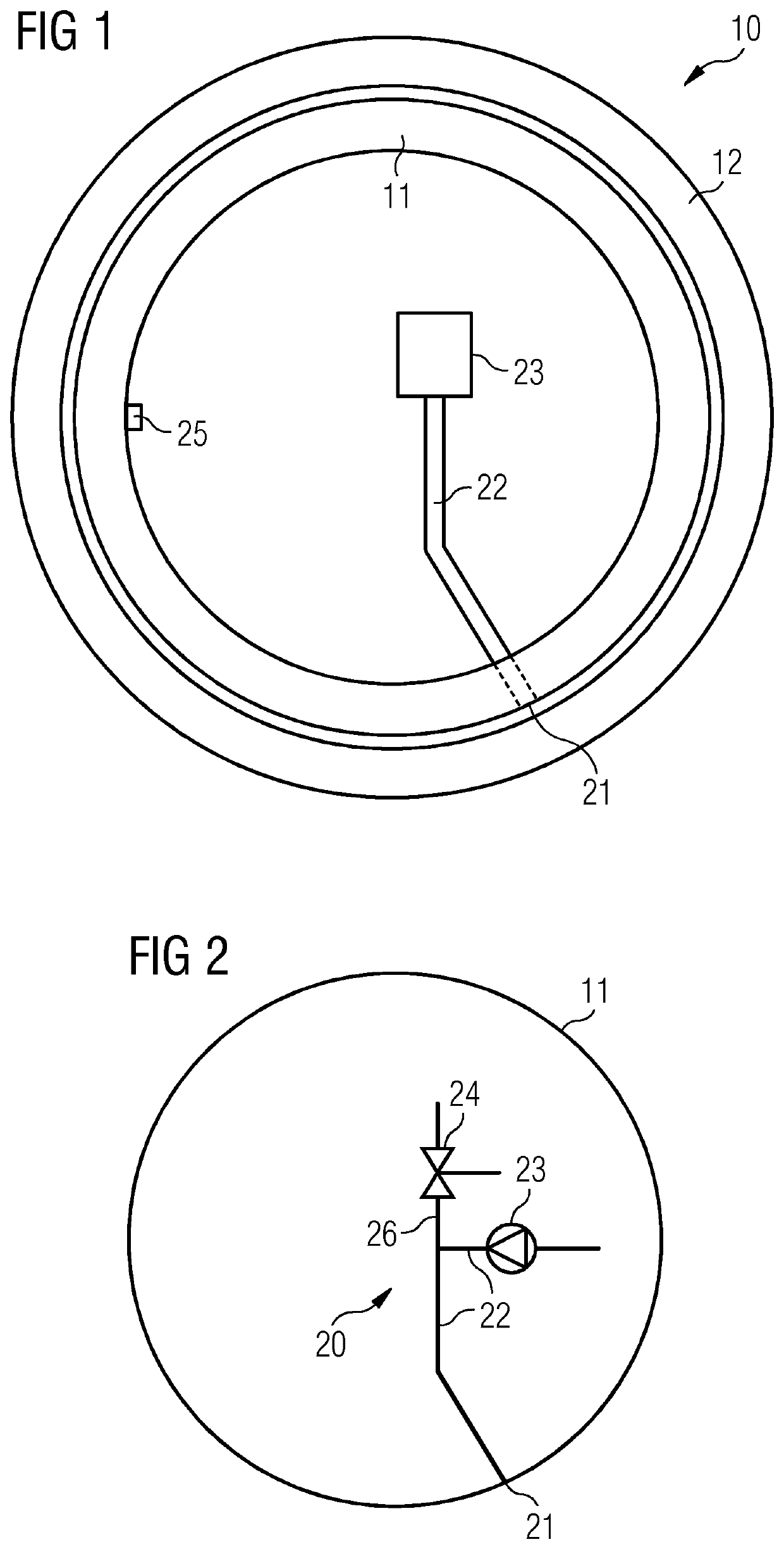 Monitoring the filling level of lubricant in a bearing