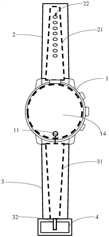 Wearable electronic equipment, antenna control method and storage medium