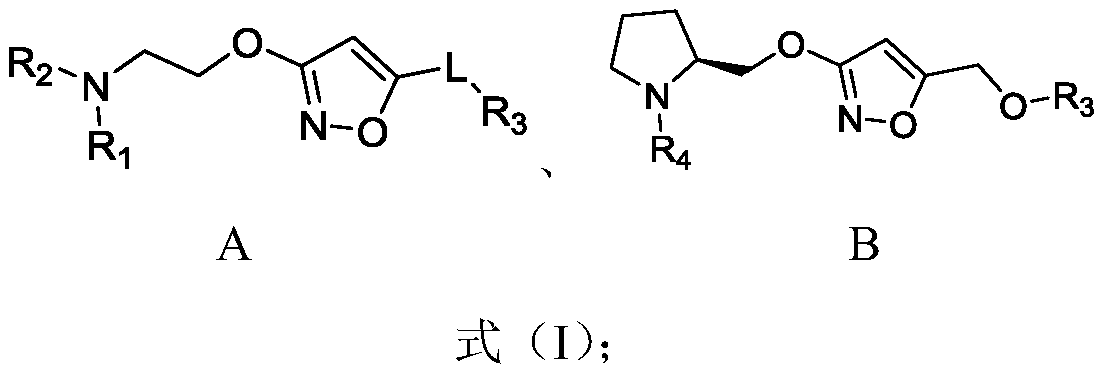 Alkoxy isoxazole derivative and preparation method and application thereof