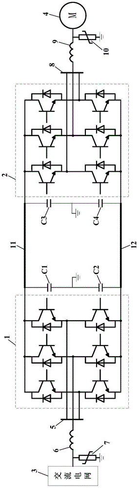 A pumped storage system based on light direct current transmission