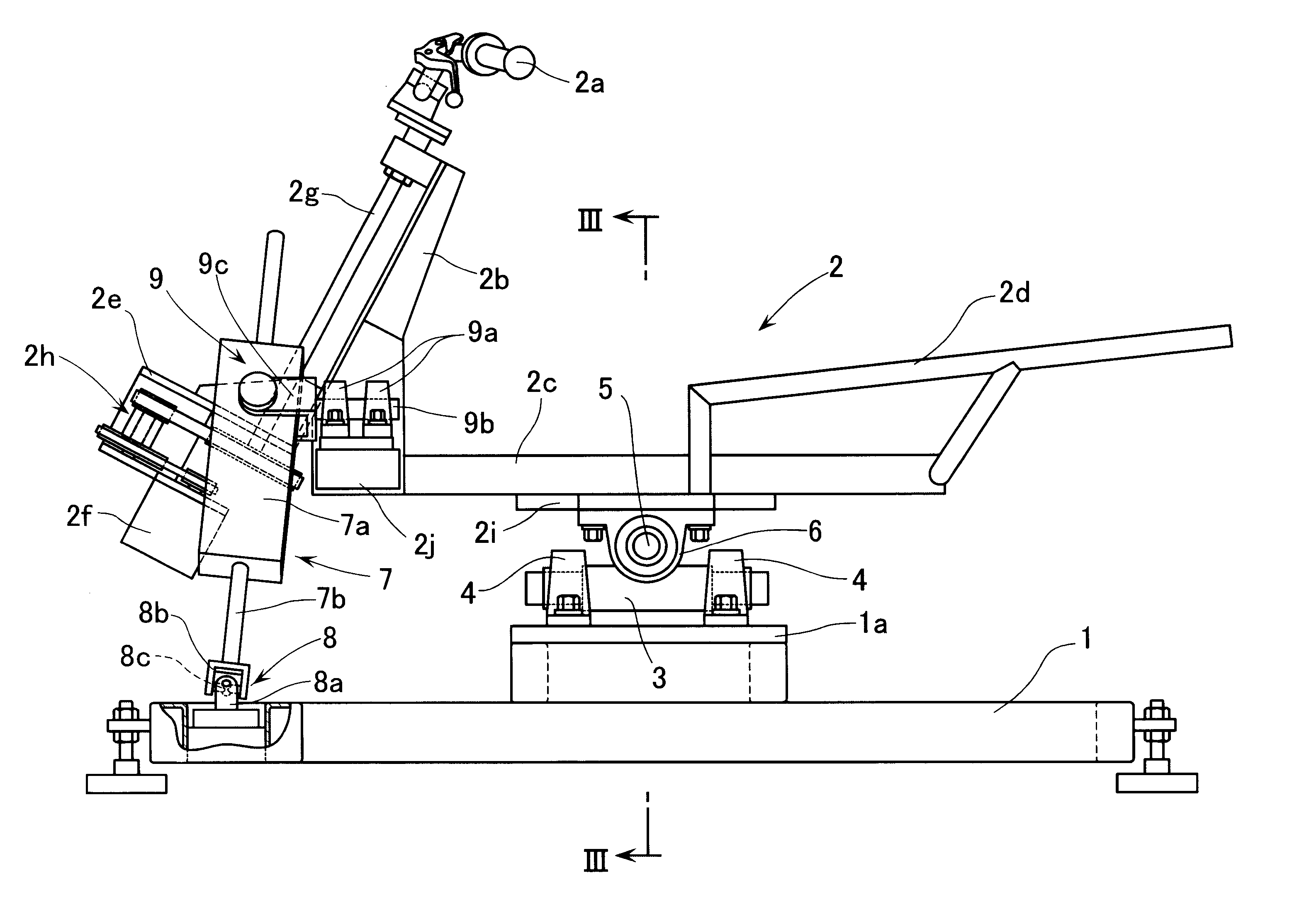 Apparatus for simulating ride on vehicle