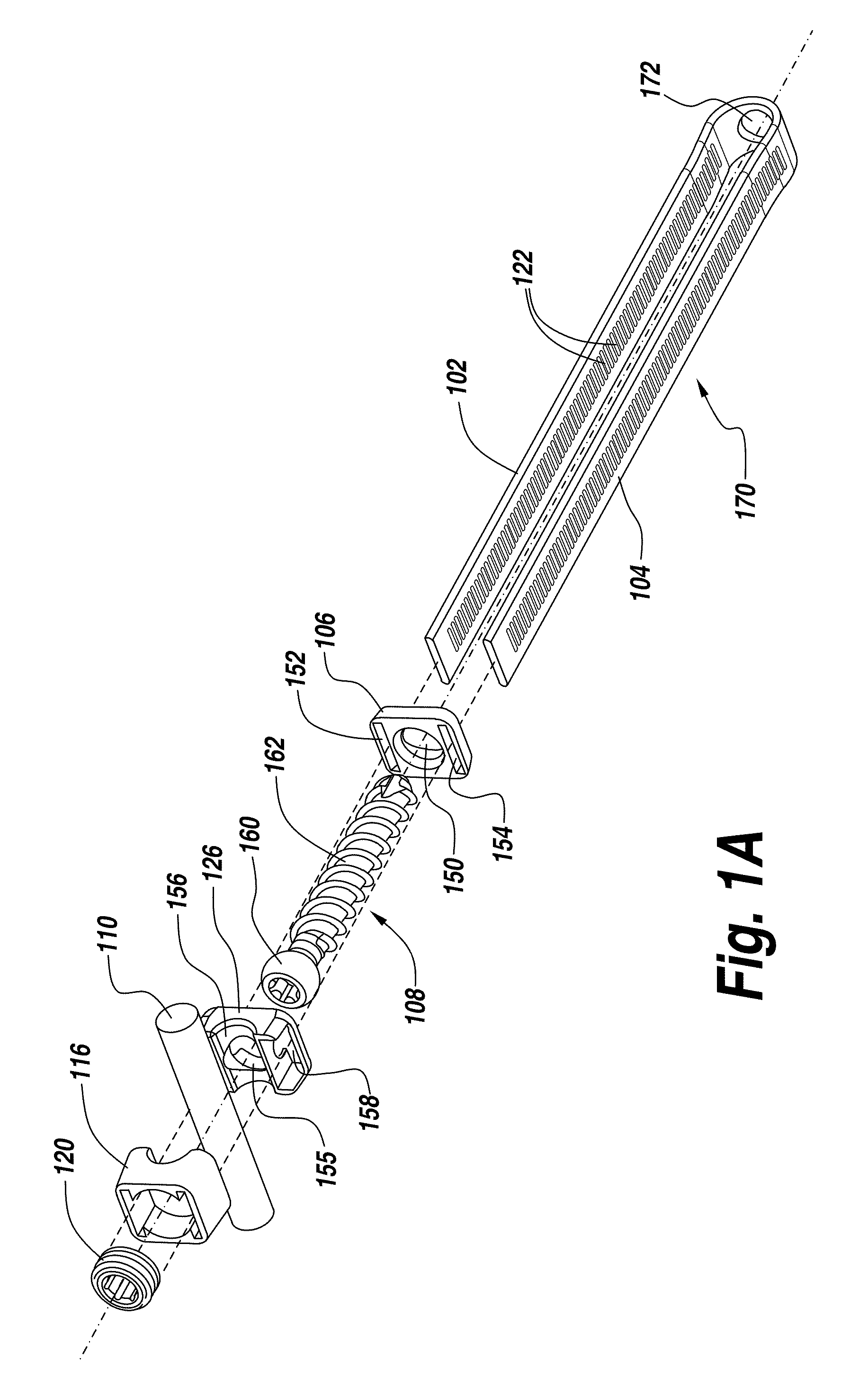 Spinal implant with a flexible extension element