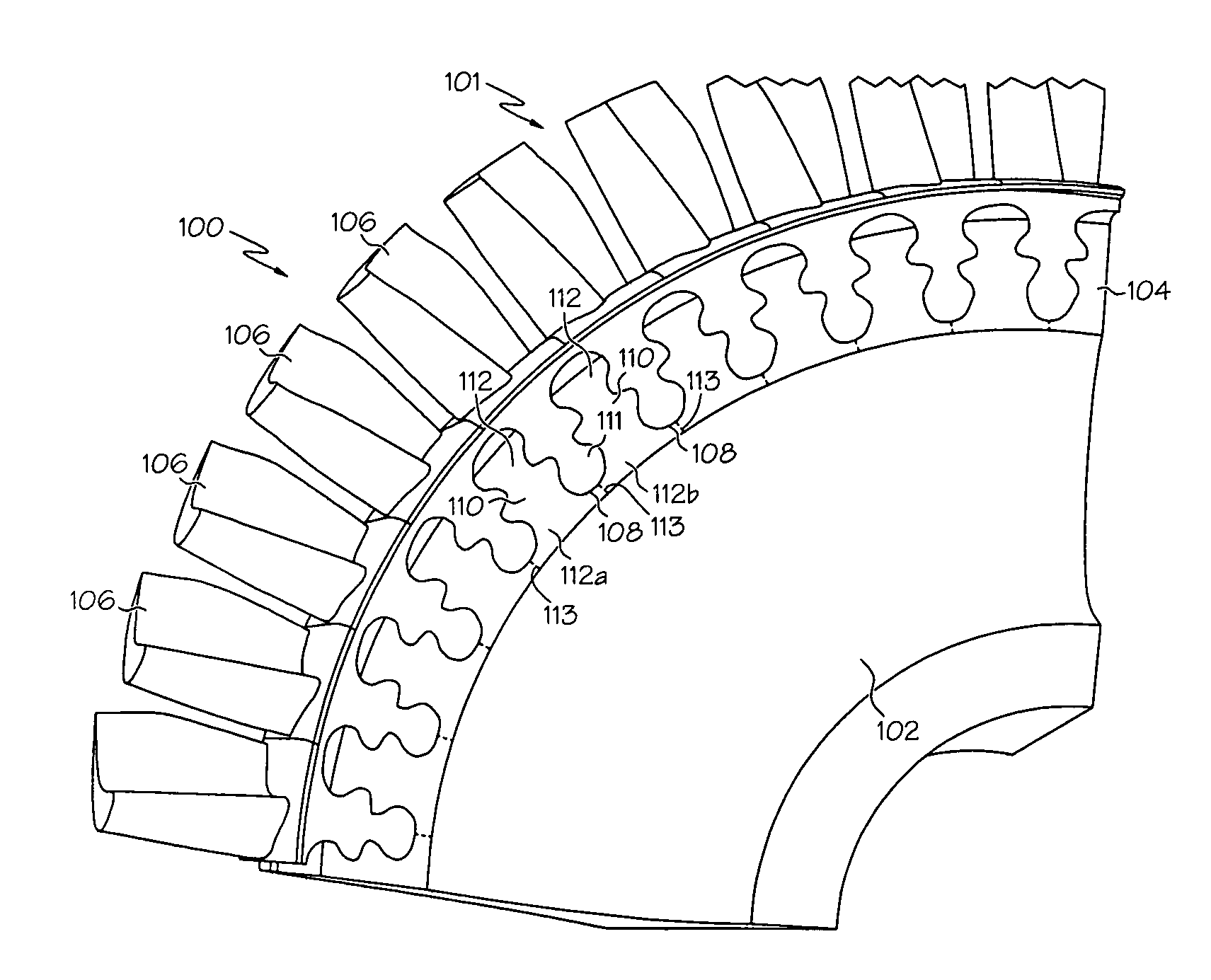 Turbine components and methods of manufacturing turbine components
